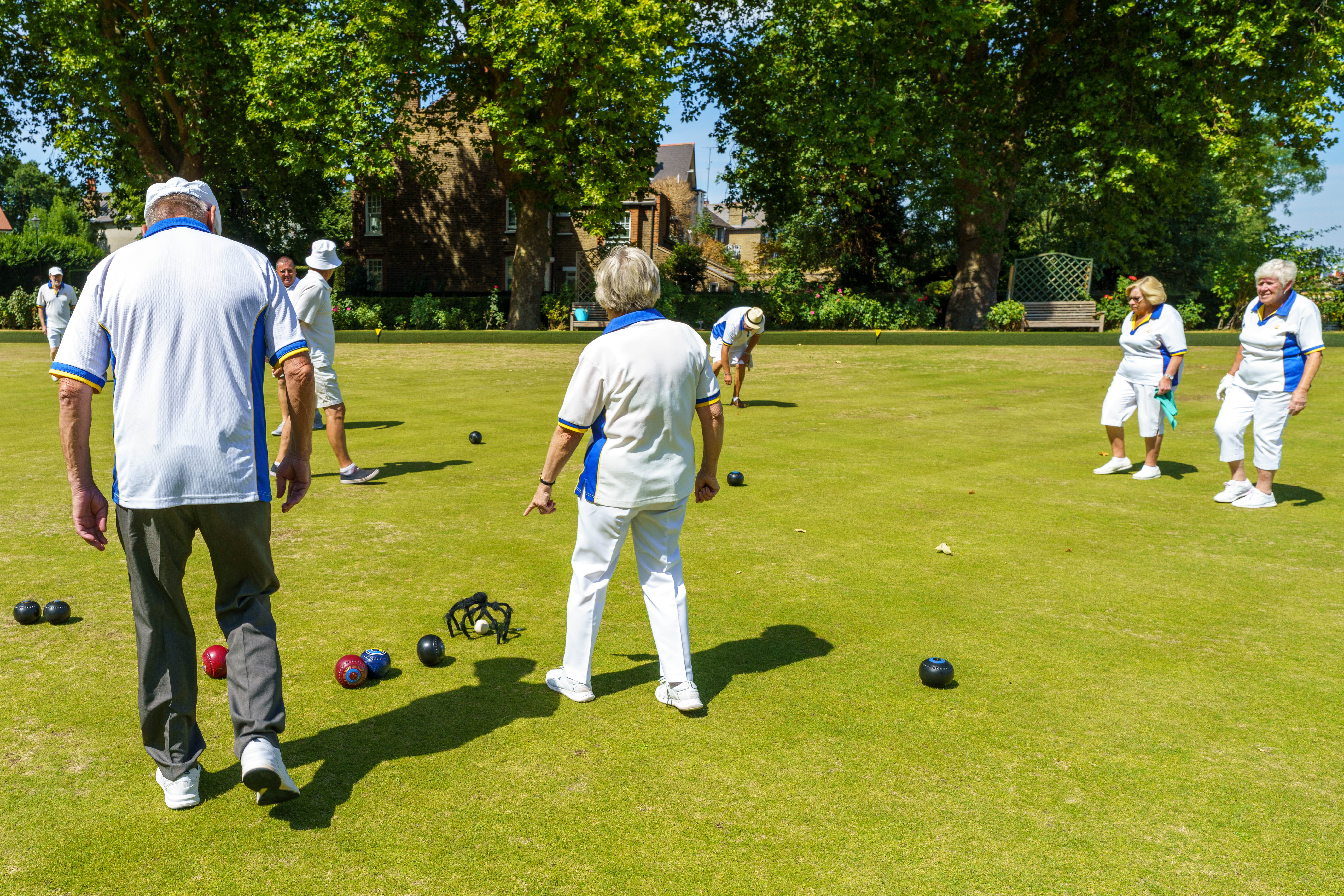Francis Drake Bowls Club, Hilly Fields, Brockley, SE4 1QE. The Spider it's Bryn's