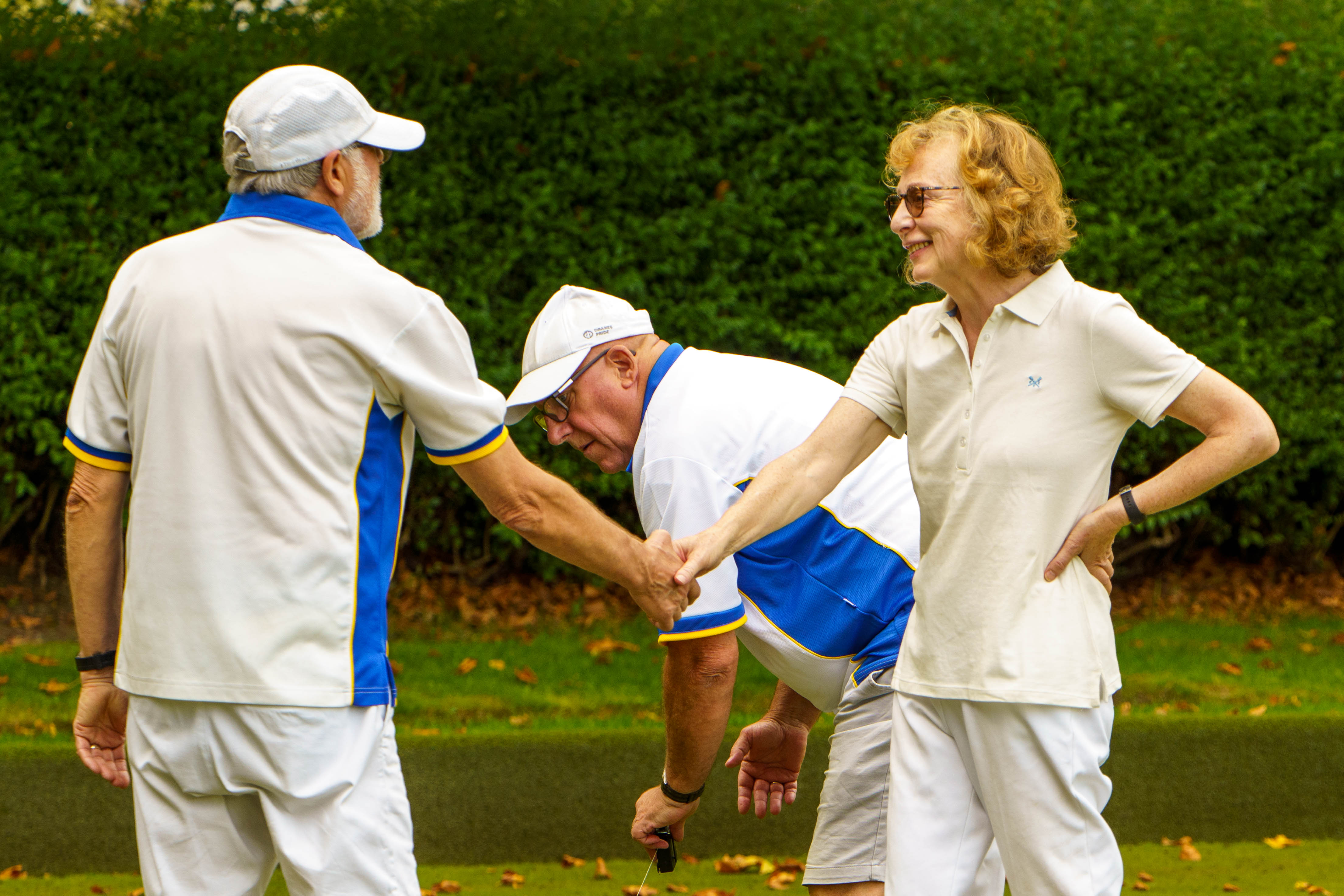 Francis Drake Bowls Club, Hilly Fields, Brockley, SE4 1QE. Gardiners Cup, a very close match.