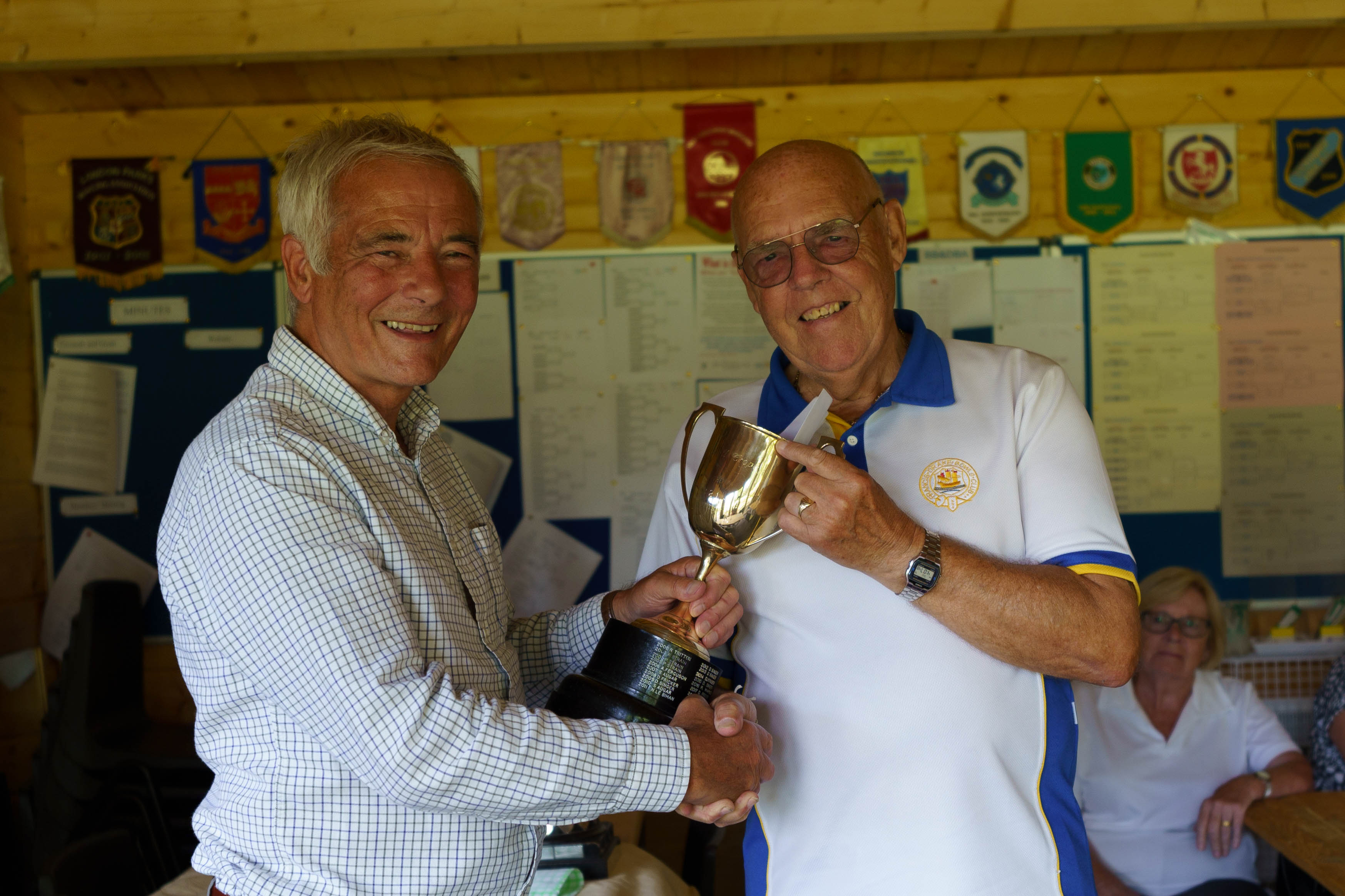 Francis Drake Bowls Club, Hilly Fields, Brockley, SE4 1QE. 100-up,
1st Ron Phillips
