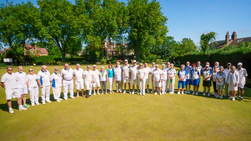 Francis Drake Bowls Club, Hilly Fields, Brockley, SE4 1QE. The ten teams