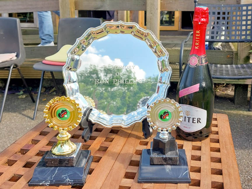 Francis Drake Bowls Club, Hilly Fields, Brockley, SE4 1QE. The trophies
