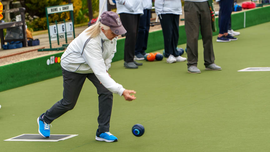 Francis Drake Bowls Club, Hilly Fields, Brockley, SE4 1QE. Maria