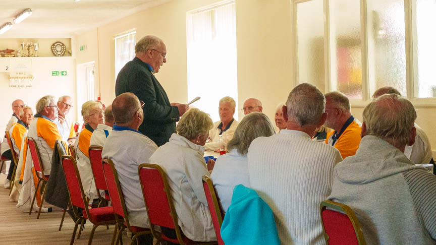 Francis Drake Bowls Club, Hilly Fields, Brockley, SE4 1QE. Captain Dennis