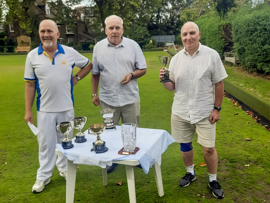 Francis Drake Bowls Club, Hilly Fields, Brockley, SE4 1QE. Gardiners Cup