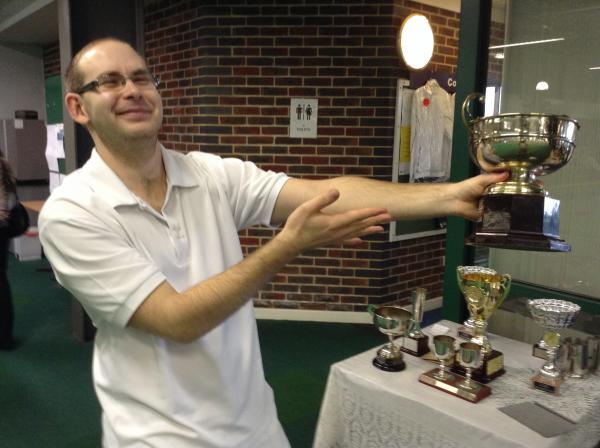 Francis Drake Bowls Club, Hilly Fields, Brockley, SE4 1QE. David Singer was the runner up to the Mens Championship but said 