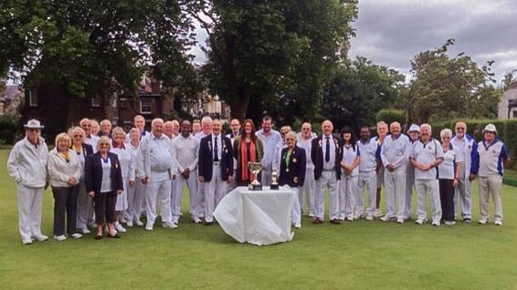 Francis Drake Bowls Club, Hilly Fields, Brockley, SE4 1QE. 2017 Francis Chappell Open